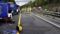 VU Gefahrgut LKW umgestuerzt A 4 Rich Koeln Hoehe AS Gummersbach P222